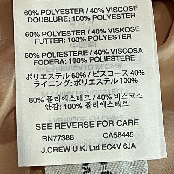 J Crew Lined Pink Nude and Neon Skirt   New - Picture 9 of 10